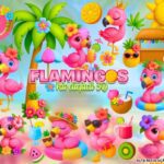 Flamingos - Kit Digital