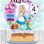 Topo de Bolo - Alice