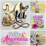 Topo de Bolo - Aniversario