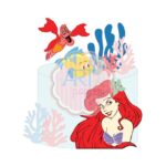 Topo de Bolo - A Pequena Sereia