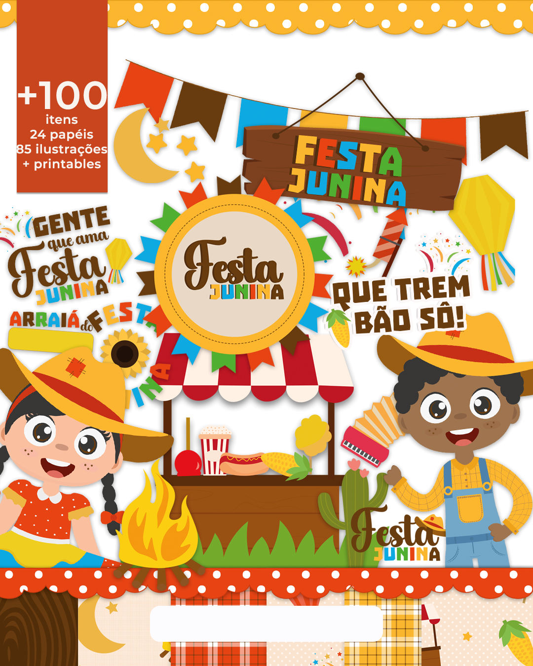 10 - Festa Junina Festa Junina - Kit Digital - Imagem 1