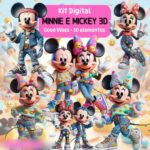 Minnie e Mickey - Kit Digital