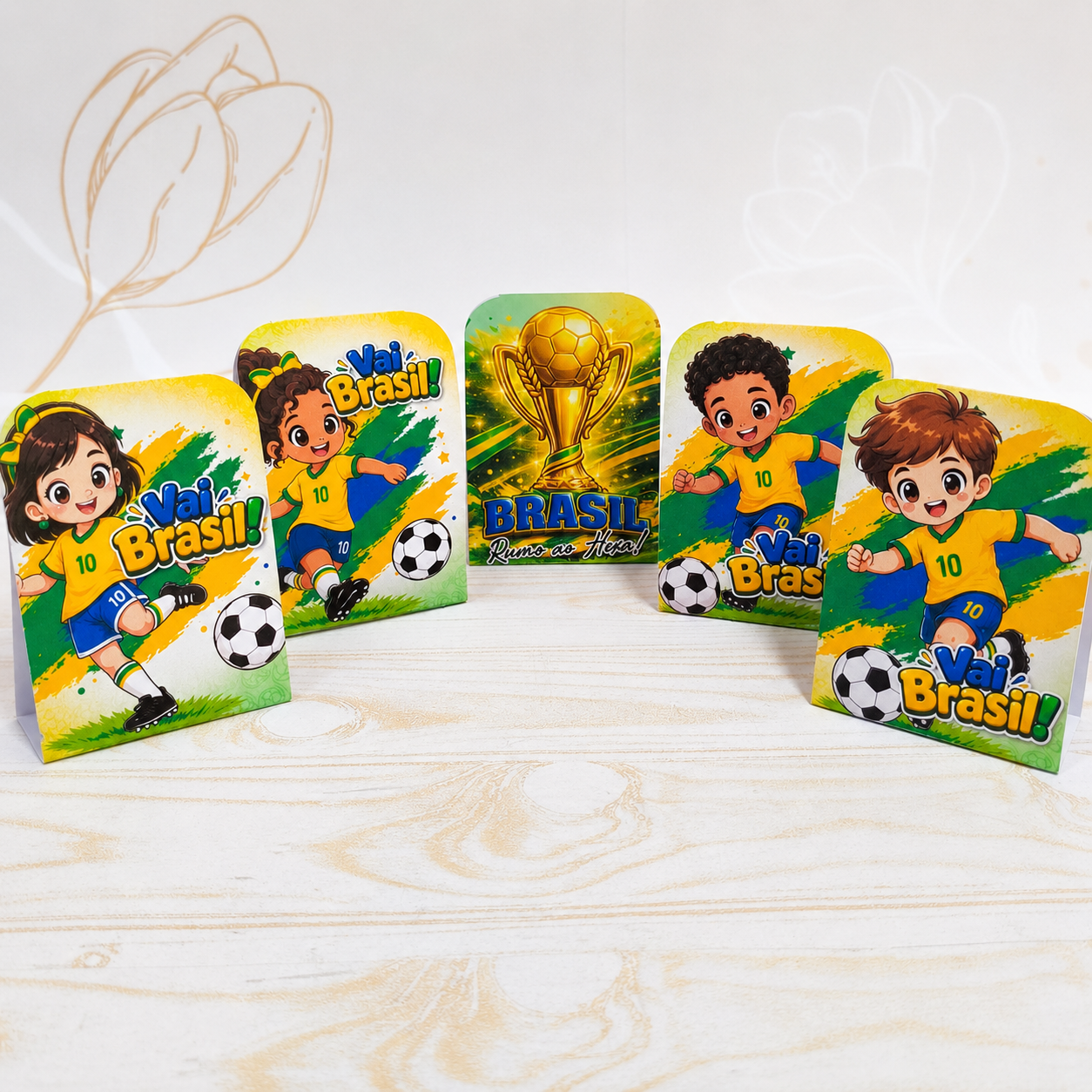 12 - Porta Bombom Porta Bombom Brasil - Copa do Mundo - Imagem 1