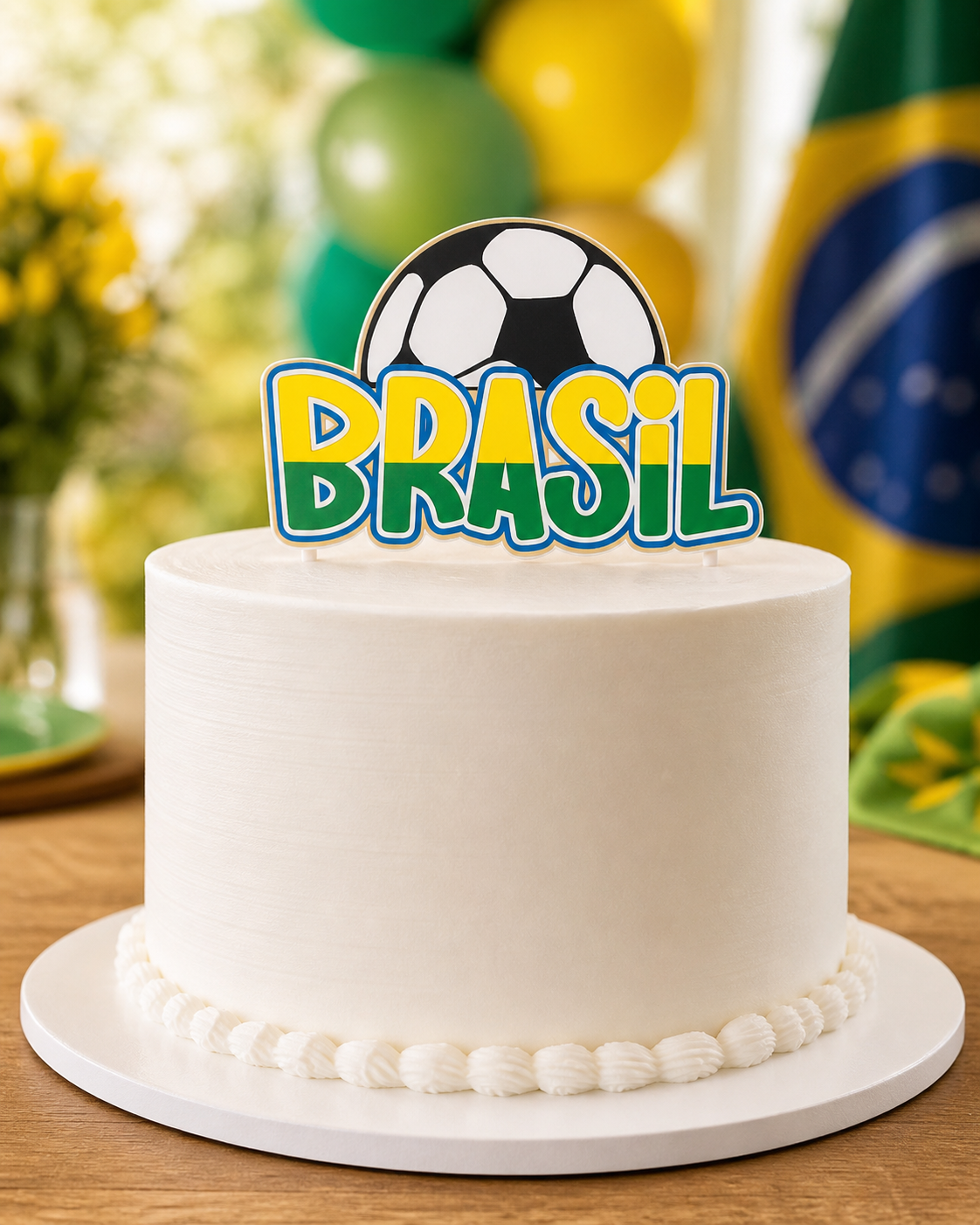 13-BRASIL Copa do Mundo - Topo de Bolo - Imagem 1