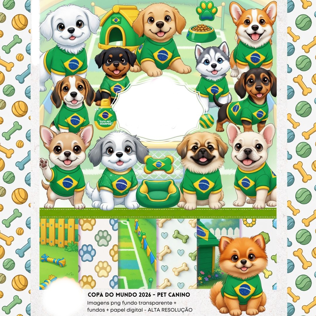 14 - COPA DO MUNDO PET CANINO Copa do Mundo - Kit Digital - Imagem 1