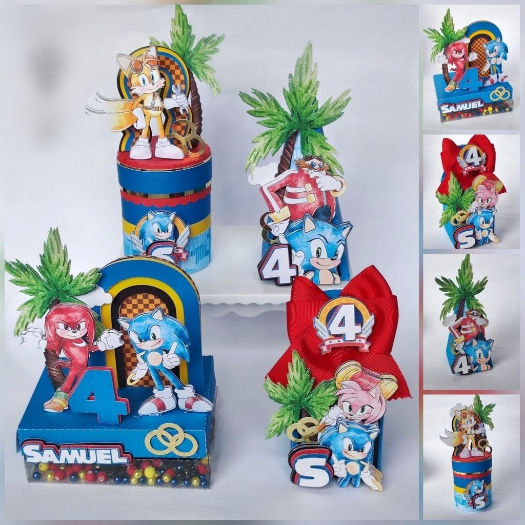 14- Sonic Sonic - Arquivo de Corte / Festa - Imagem 1