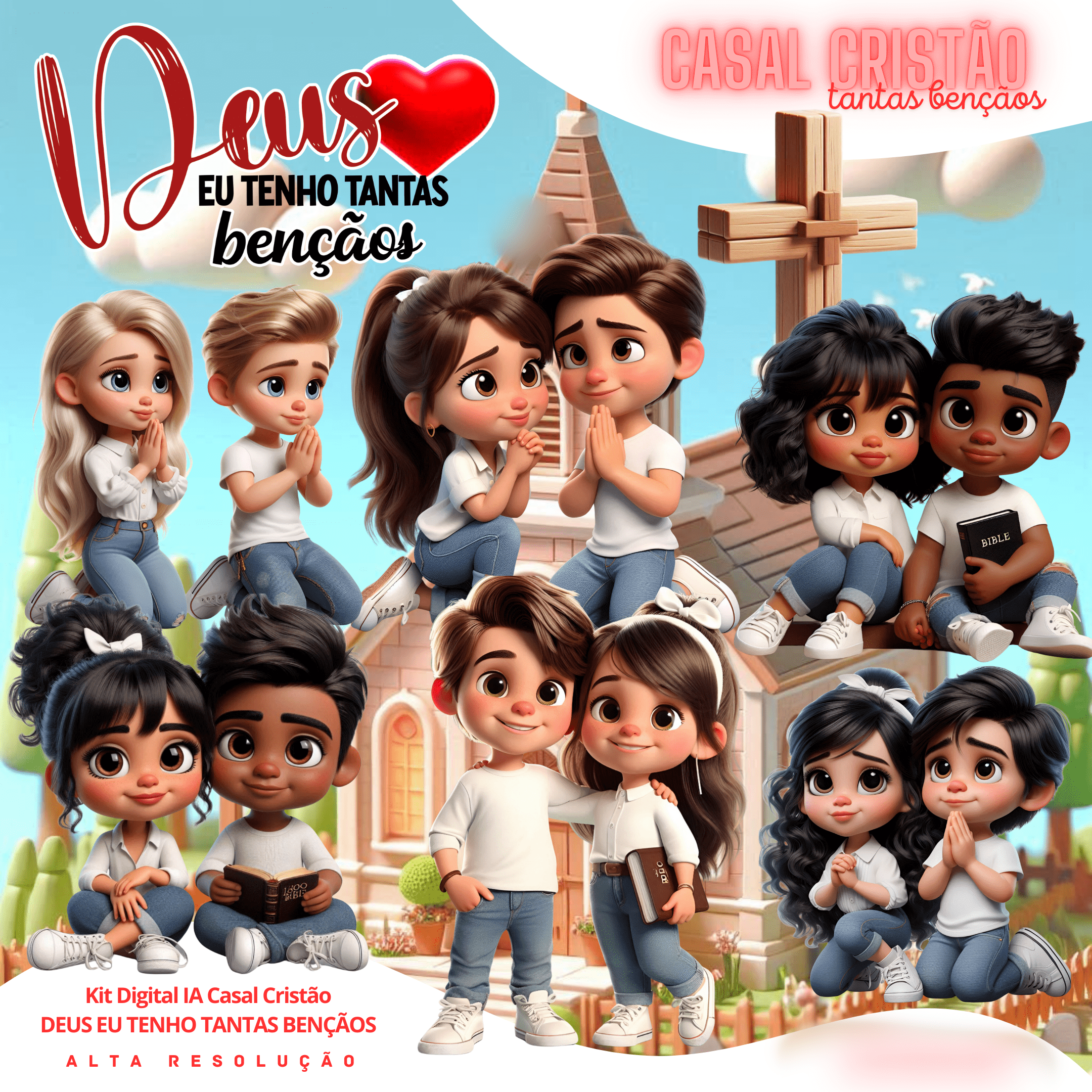 18-Casal Cristão Casal Cristão - Kit Digital - Imagem 1
