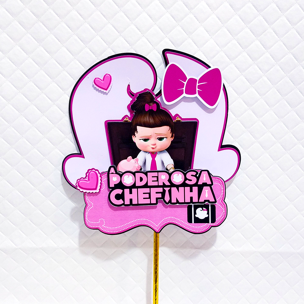 2 Topo de Bolo - A Poderosa Chefinha - Imagem 1