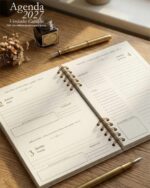 Agenda com Versículos Católicos 2027 - Encadernação