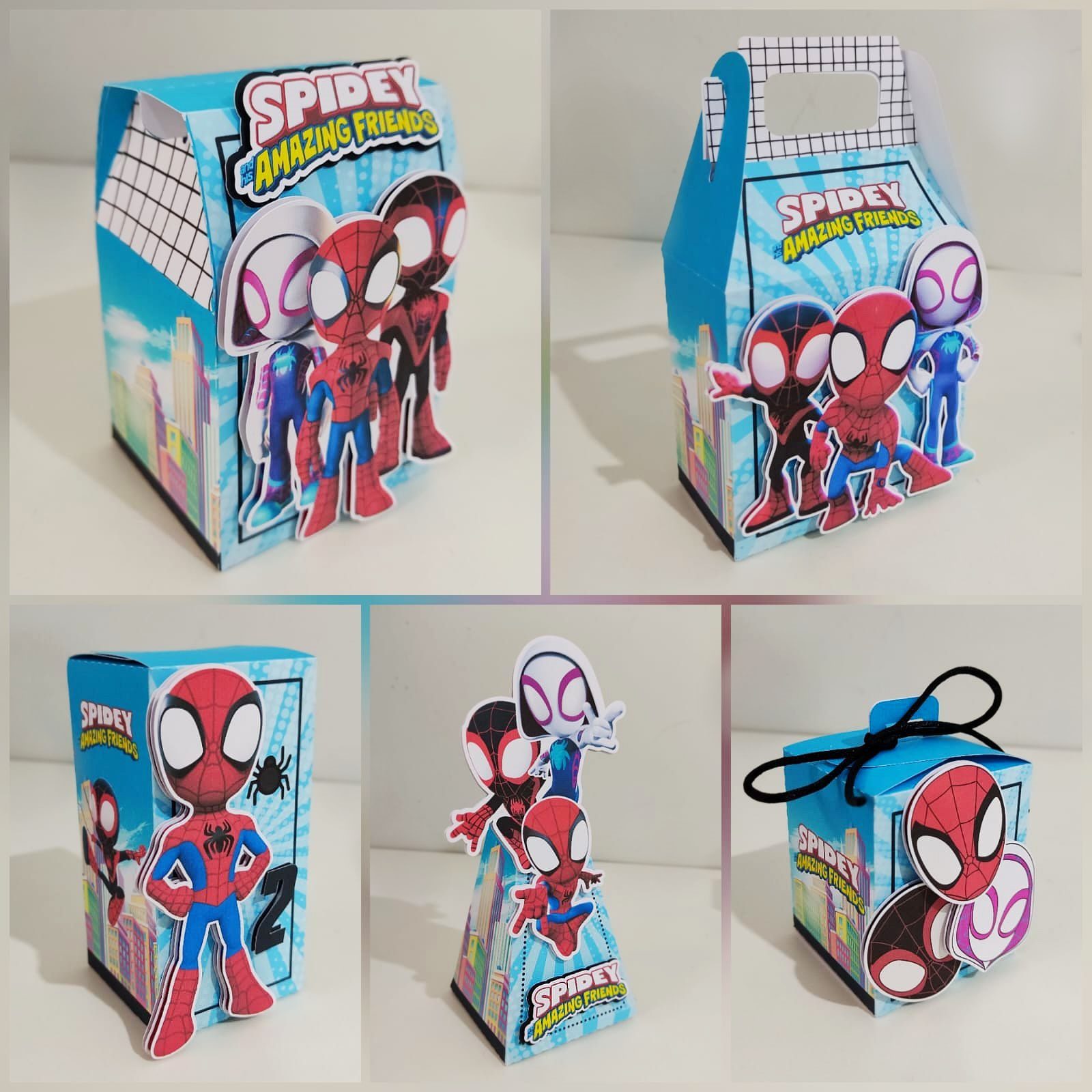 2 - Spidey e Seus Amigos 01 Spidey - Arquivo de Corte / Festa - Imagem 1