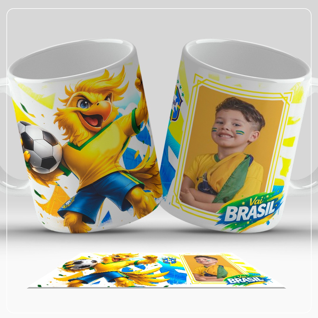 5 - Brasil Copa do Mundo 2026 Copa do Mundo - Sublimação - Imagem 1