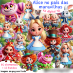 Alice no País das Maravilhas - Kit Digital