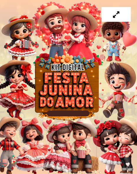 6 - Festa Junina Festa Junina - Kit Digital - Imagem 1