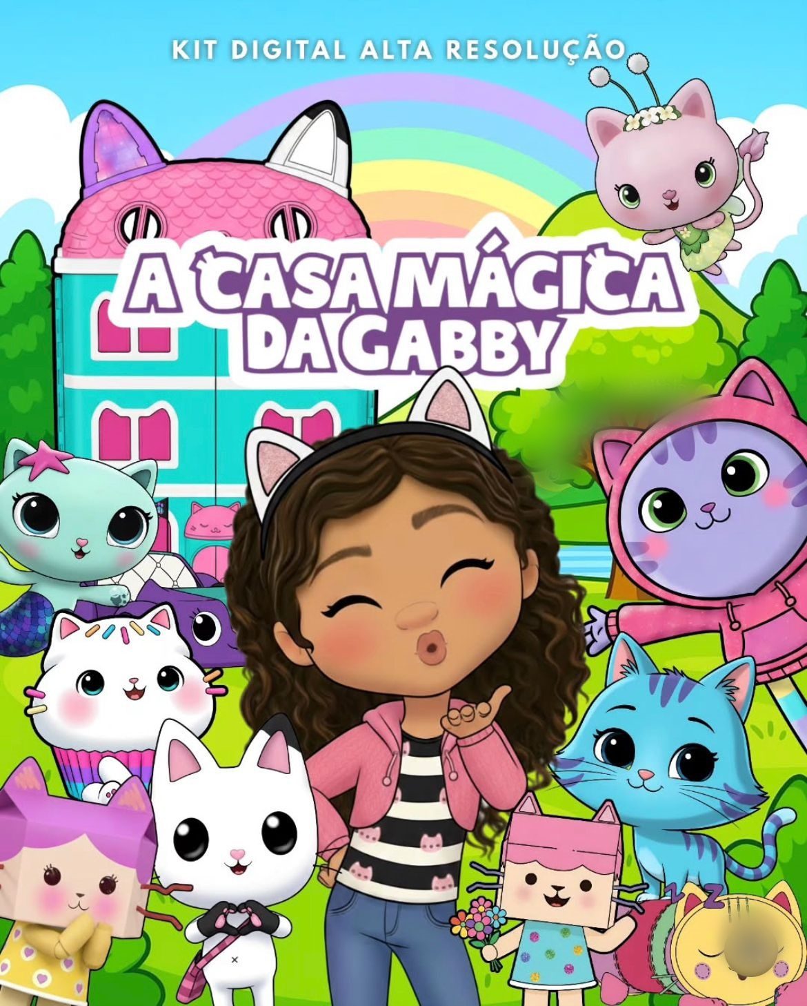 A CASA MÁGICA DA GABBY A Casa Mágica da Gabby - Kit Digital - Imagem 1