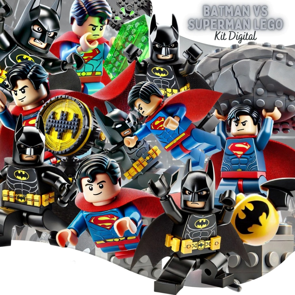 Batman VS Superman Lego Batman vs Superman Lego - Kit Digital - Imagem 1