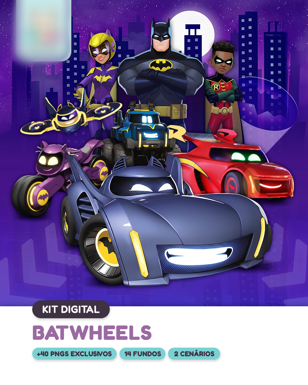 Batwheels Batwheels - Kit Digital - Imagem 1