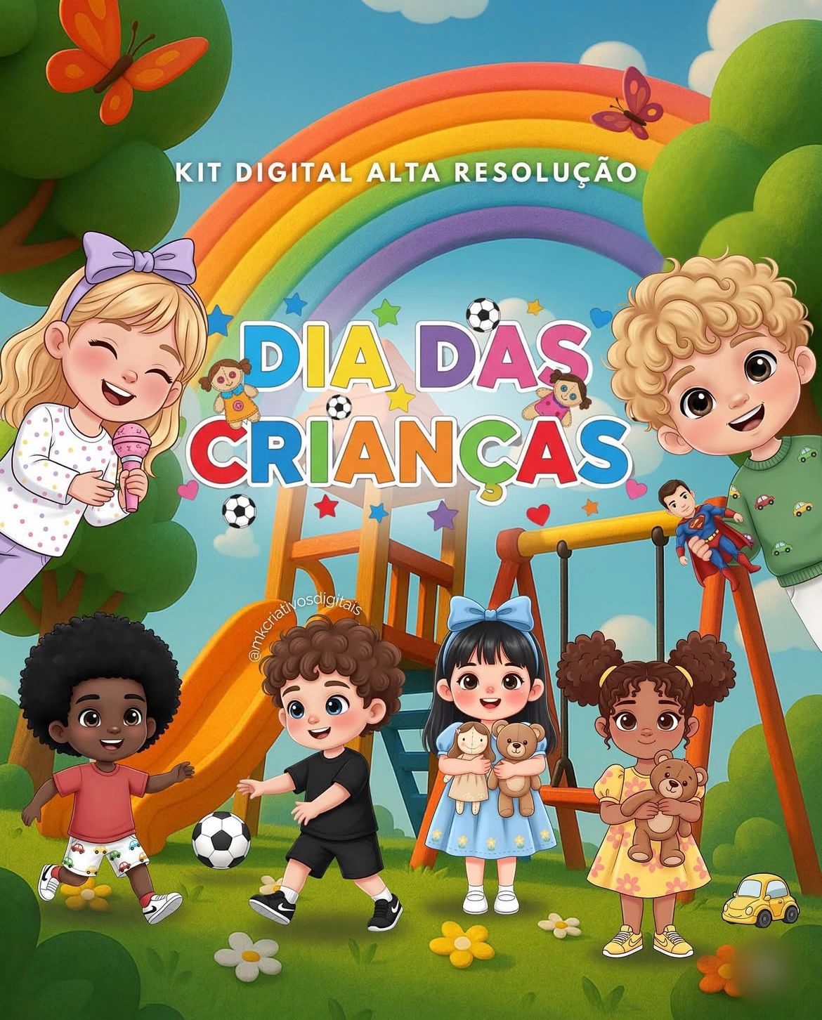 DIA DAS CRIANÇAS Dia das Crianças - Kit Digital - Imagem 1