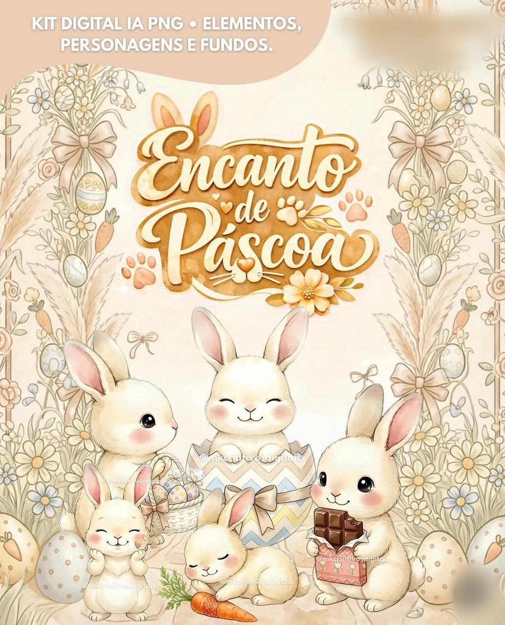 Encanto de Páscoa Encanto de Páscoa - Kit Digital - Imagem 1