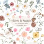 Flores do Campo - Kit Digital