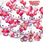 Hello Kitty Vermelha - Kit Digital