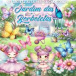 Jardim das Borboletas - Kit Digital
