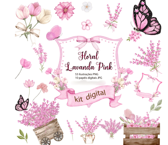 Lavanda Lavanda - Kit Digital - Imagem 1