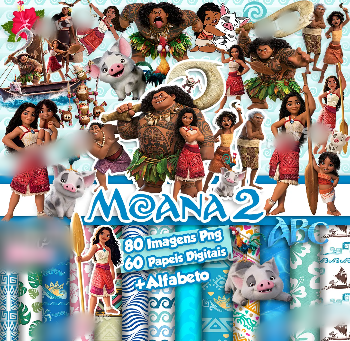 Moana 2 Moana - Kit Digital - Imagem 1
