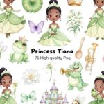 Princesa Tiana - Kit Digital