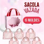 Sacola com Vitrine - Arquivo de Corte