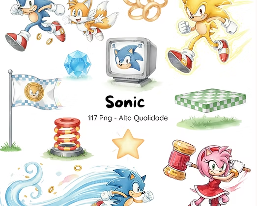 Sonic Sonic - Kit Digital - Imagem 1