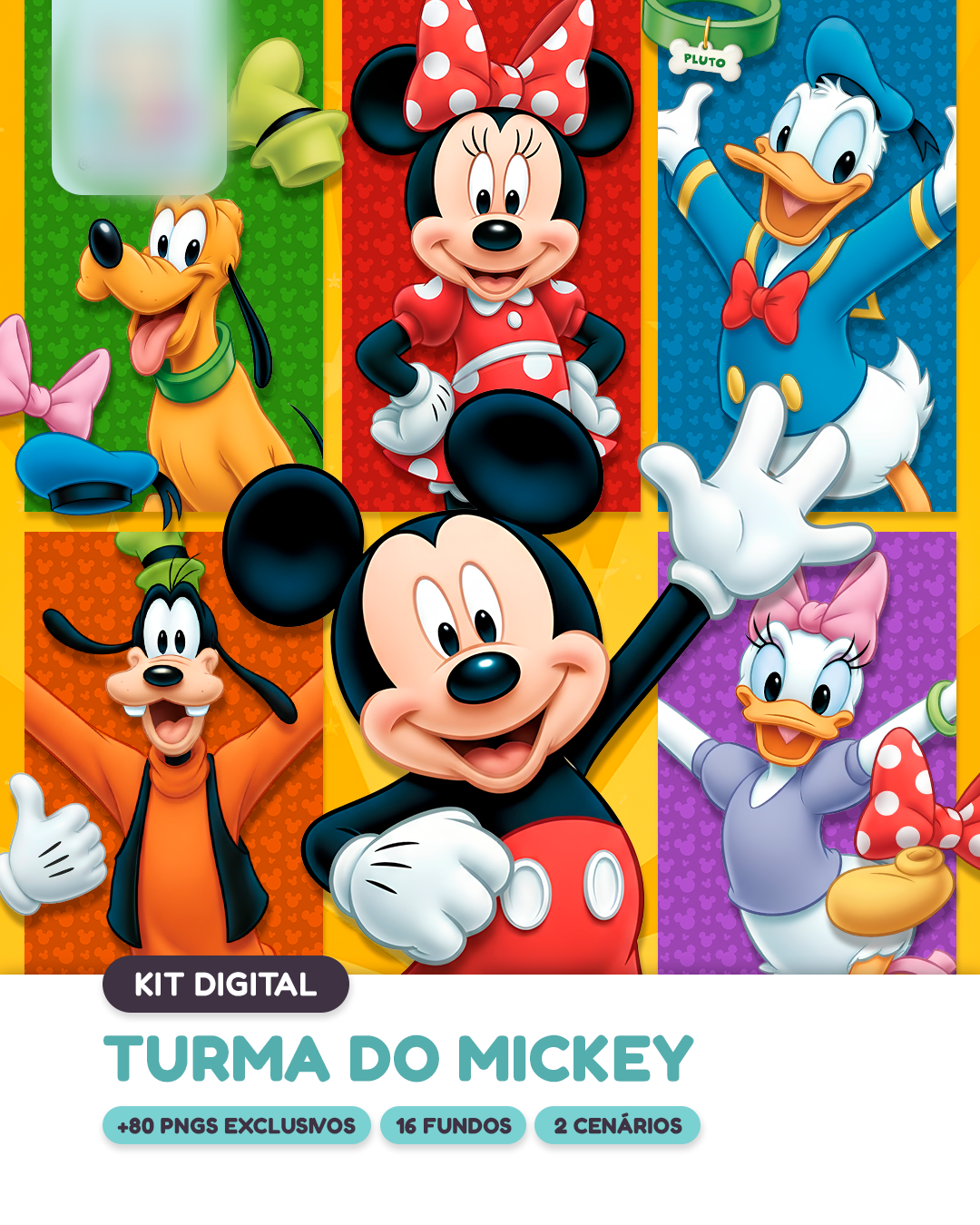 Turma do Mickey Turma do Mickey - Kit Digital - Imagem 1
