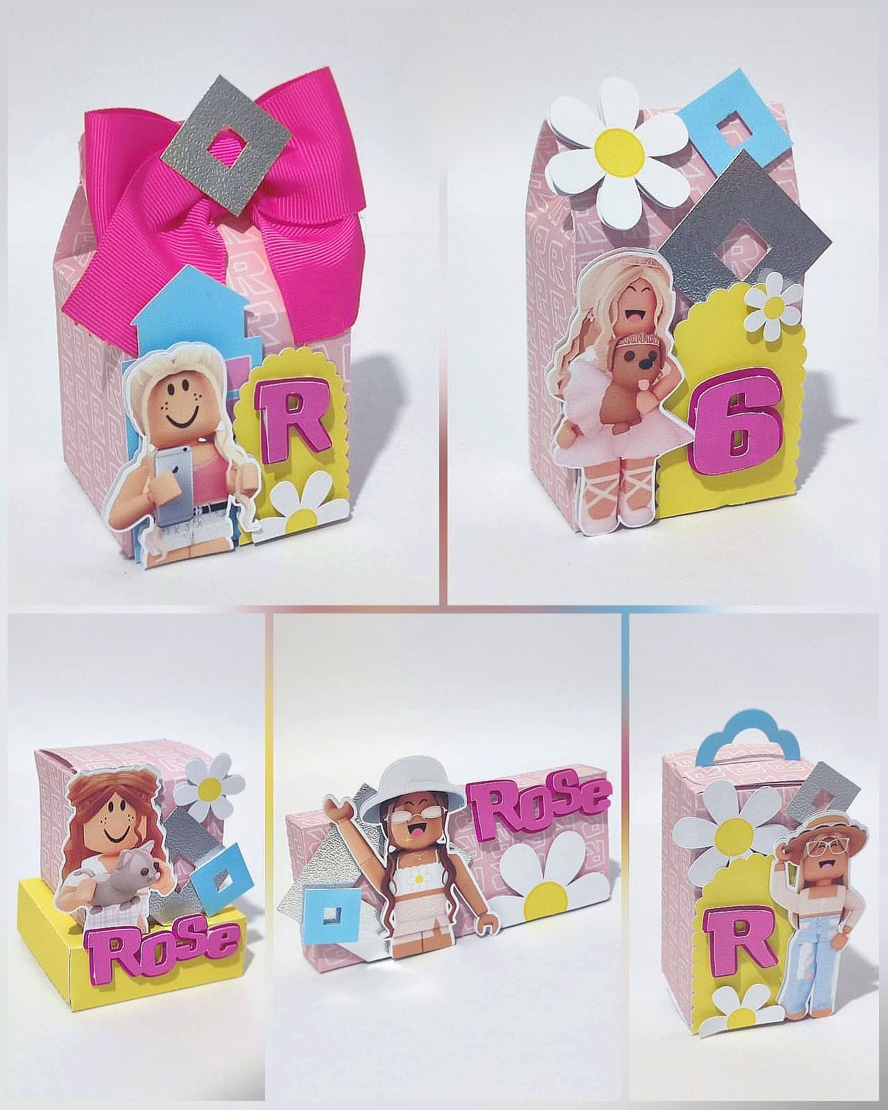18 - ROBLOX MENINA Roblox - Arquivo de Corte / Festa - Imagem 1
