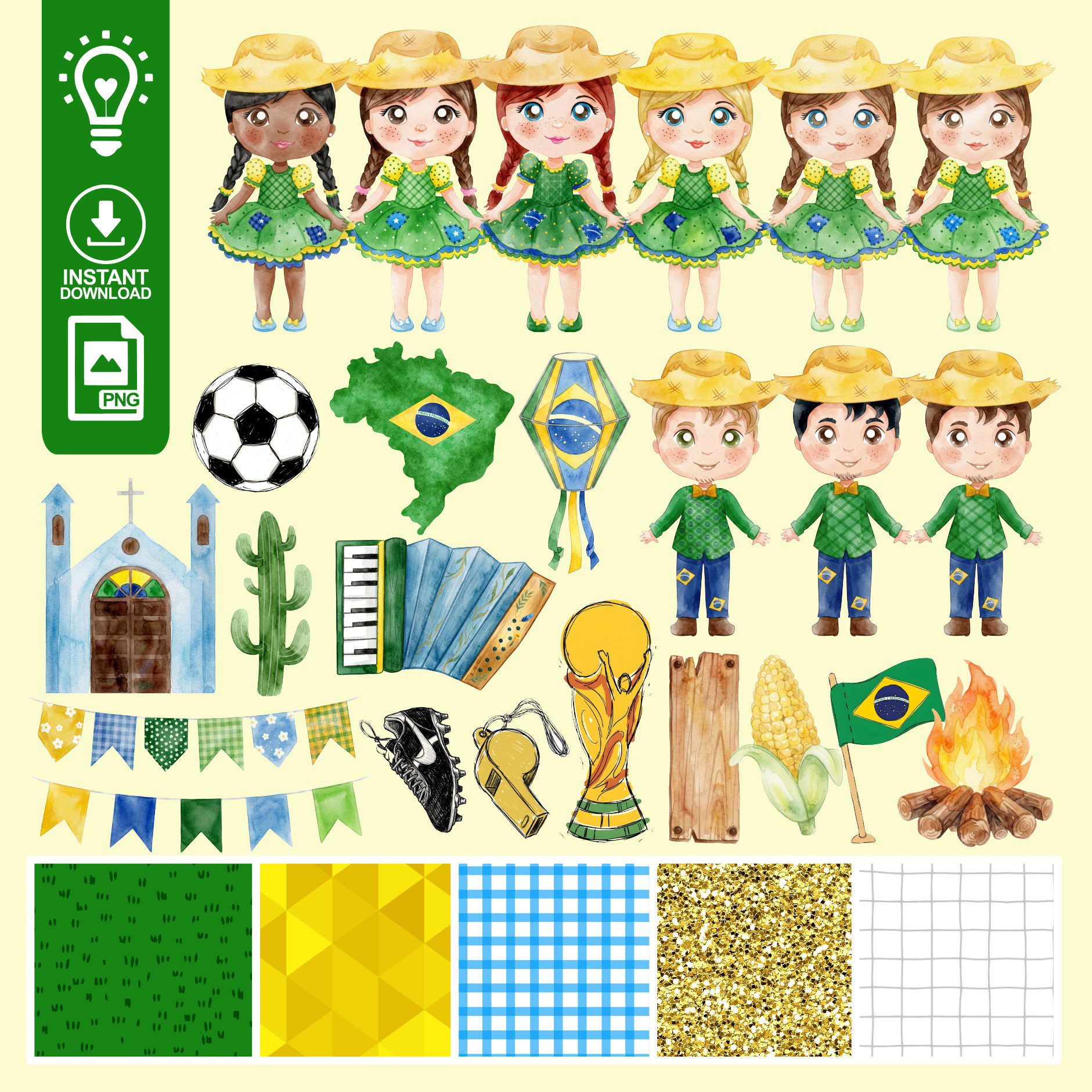 22 - ARRAIAL DA COPA Arraiá Copa do Mundo - Kit Digital - Imagem 1