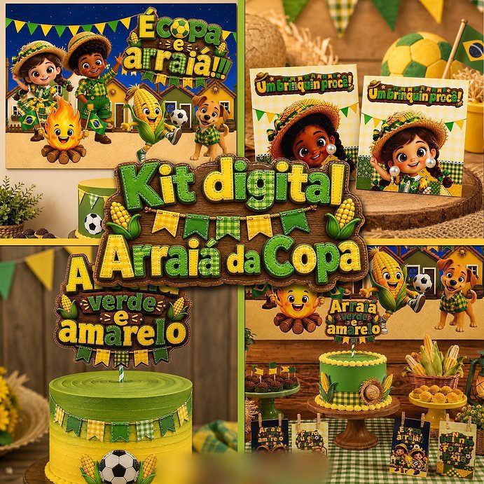 28 - Arraiá da Copa Arraiá Copa do Mundo - Mimos - Imagem 1