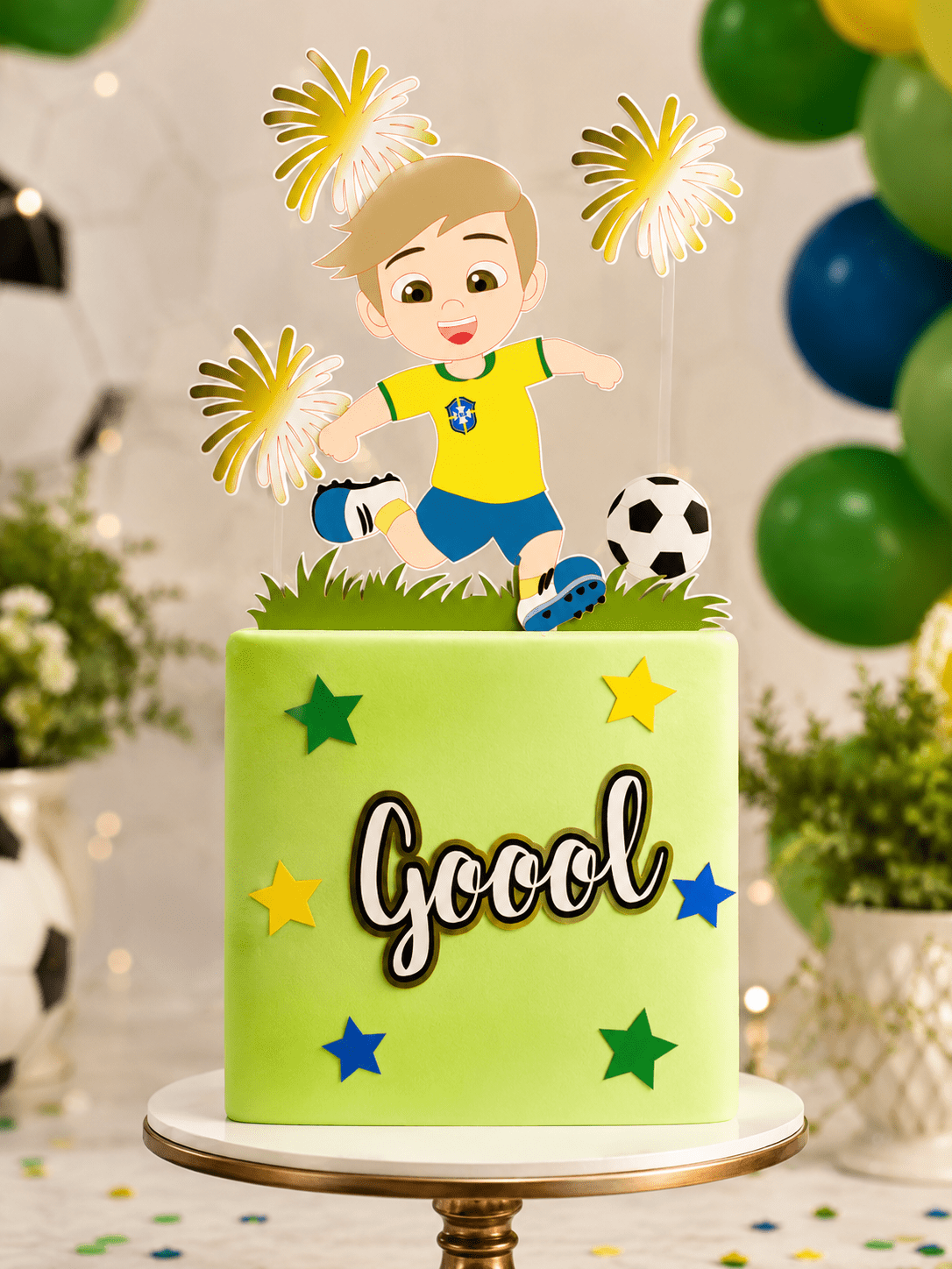 28 Topo de Bolo - Futebol - Imagem 1