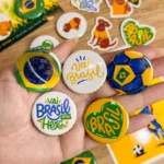 Arte Botons Copa do Mundo - Mimos