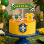 Topo de Bolo - Futebol