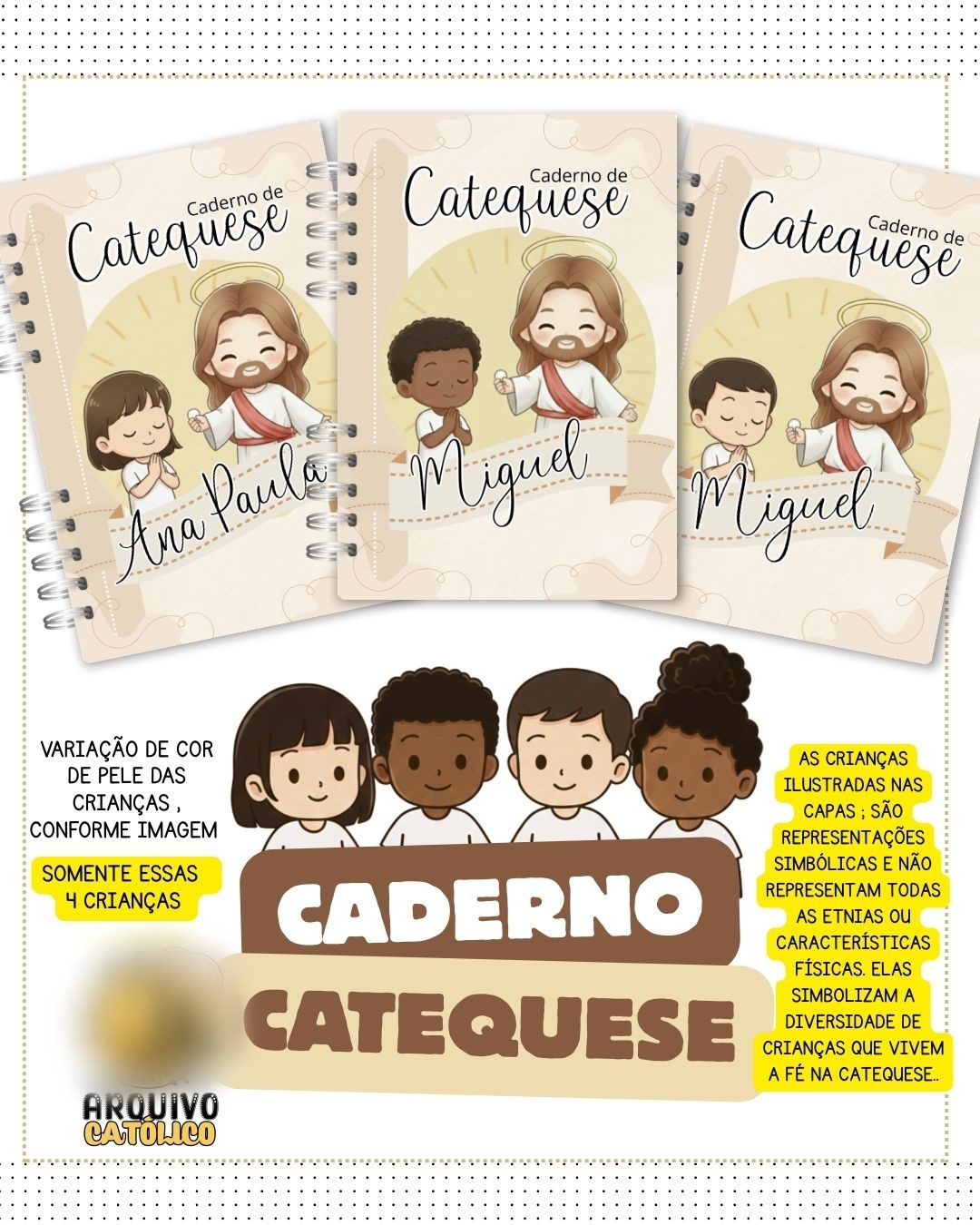 369 - CADERNO DE CATEQUESE Caderno de Catequese - Imagem 1