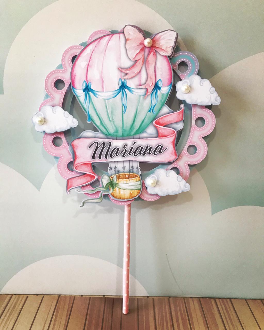 4 Topo de Bolo - Balão - Imagem 1