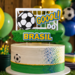 Topo de Bolo - Futebol
