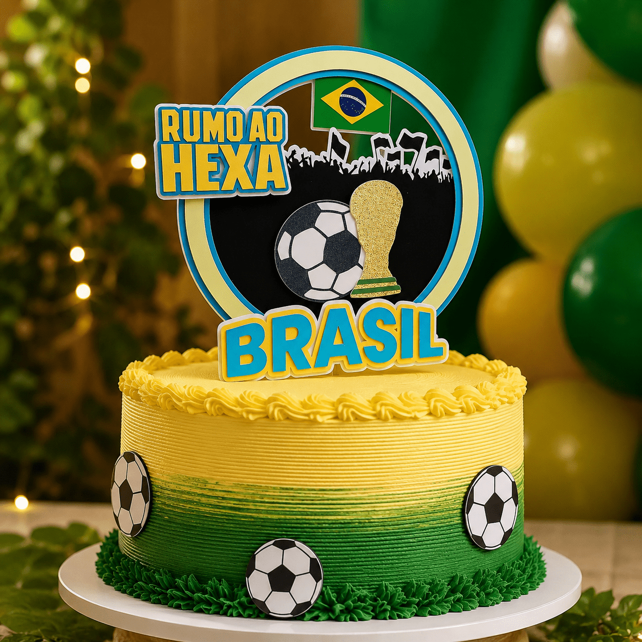 44 Topo de Bolo - Futebol - Imagem 1