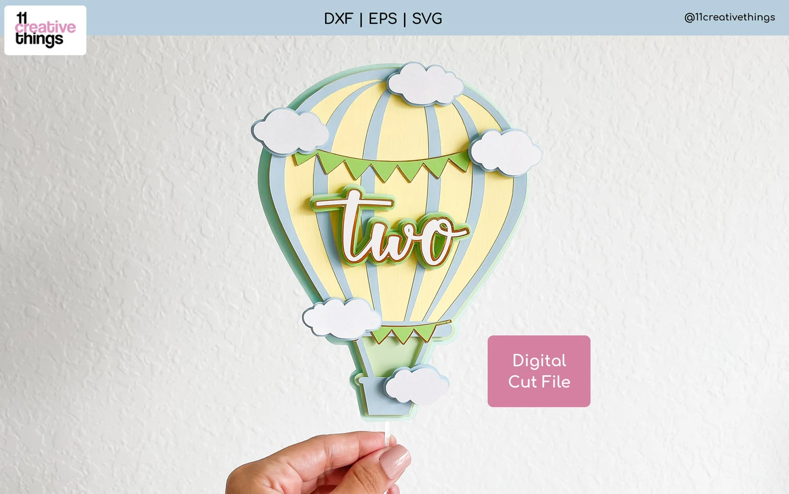 5 Topo de Bolo - Balão - Imagem 1