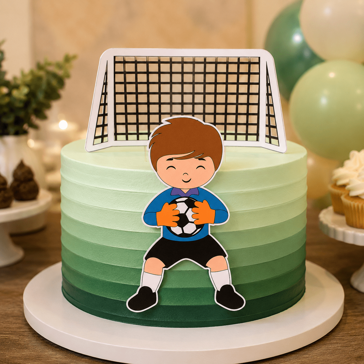 53 Topo de Bolo - Futebol - Imagem 1