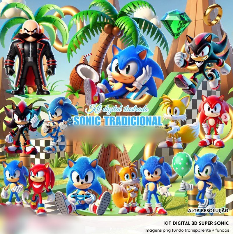 Sonic Sonic - Kit Digital - Imagem 1